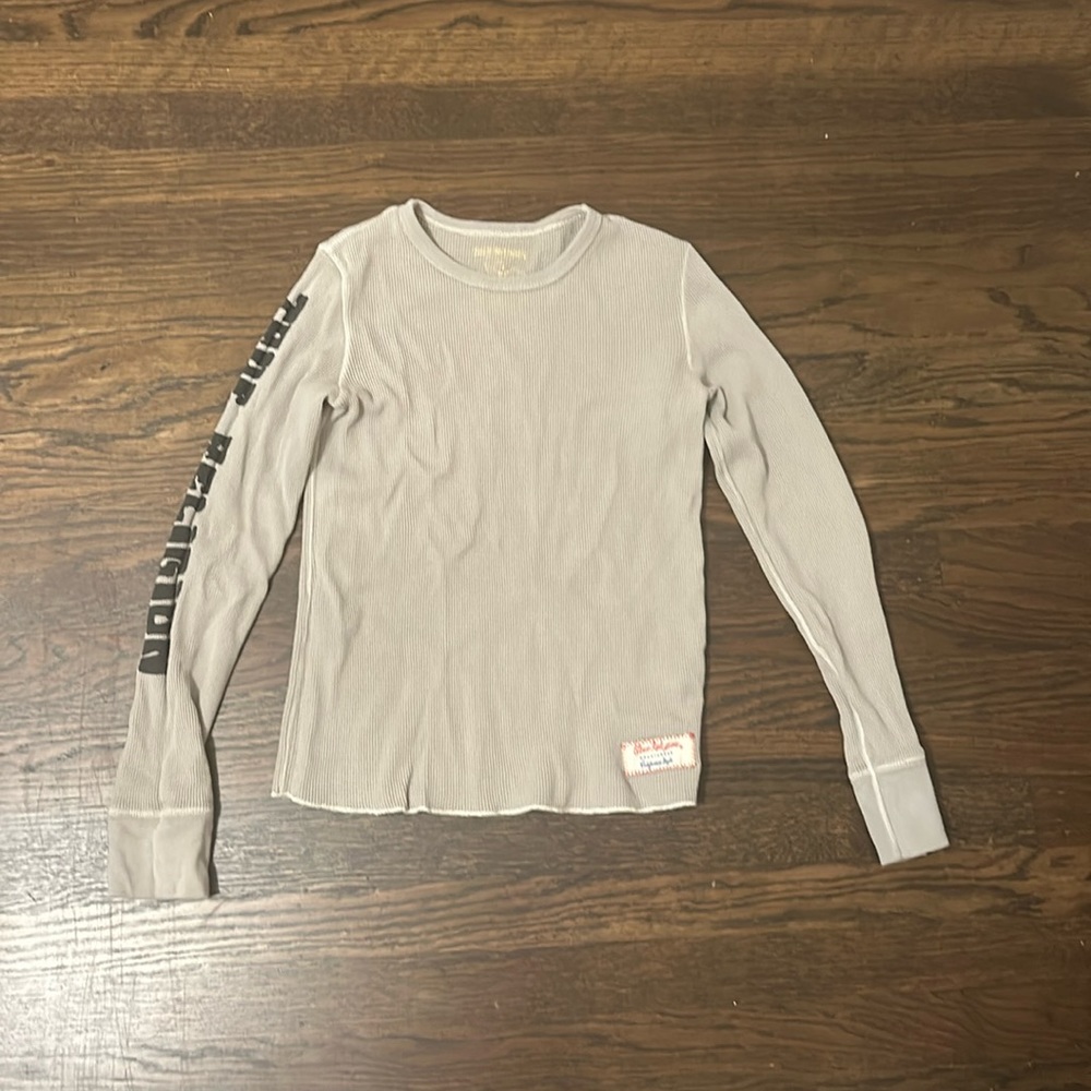 Kids True Religion Long Sleeve Waffle shirt